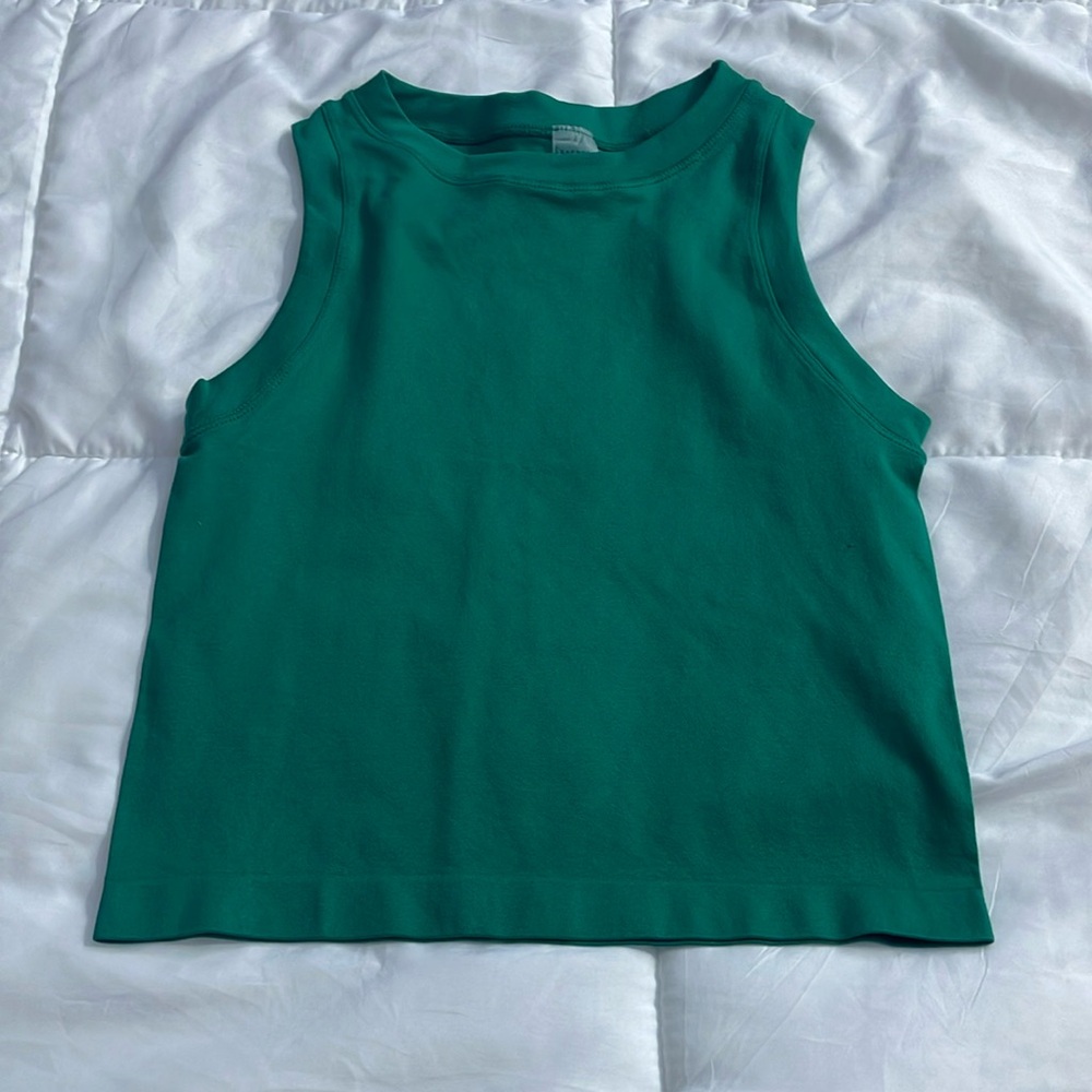 Green tank top